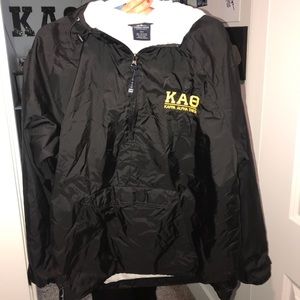 Black KAΘ windbreaker